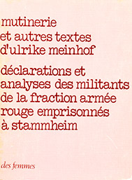 Mutinerie et autres textes