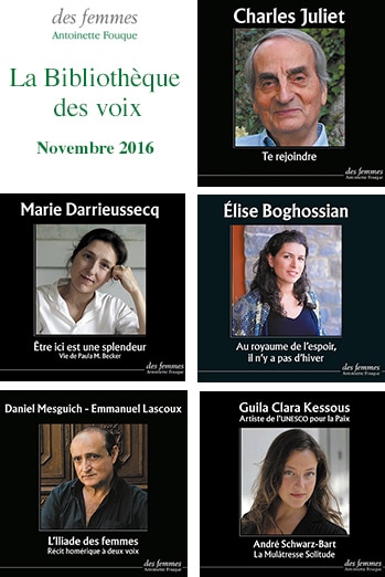 Livres audio des femmes nov 16