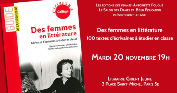 Manuel scolaire des femmes en littérature