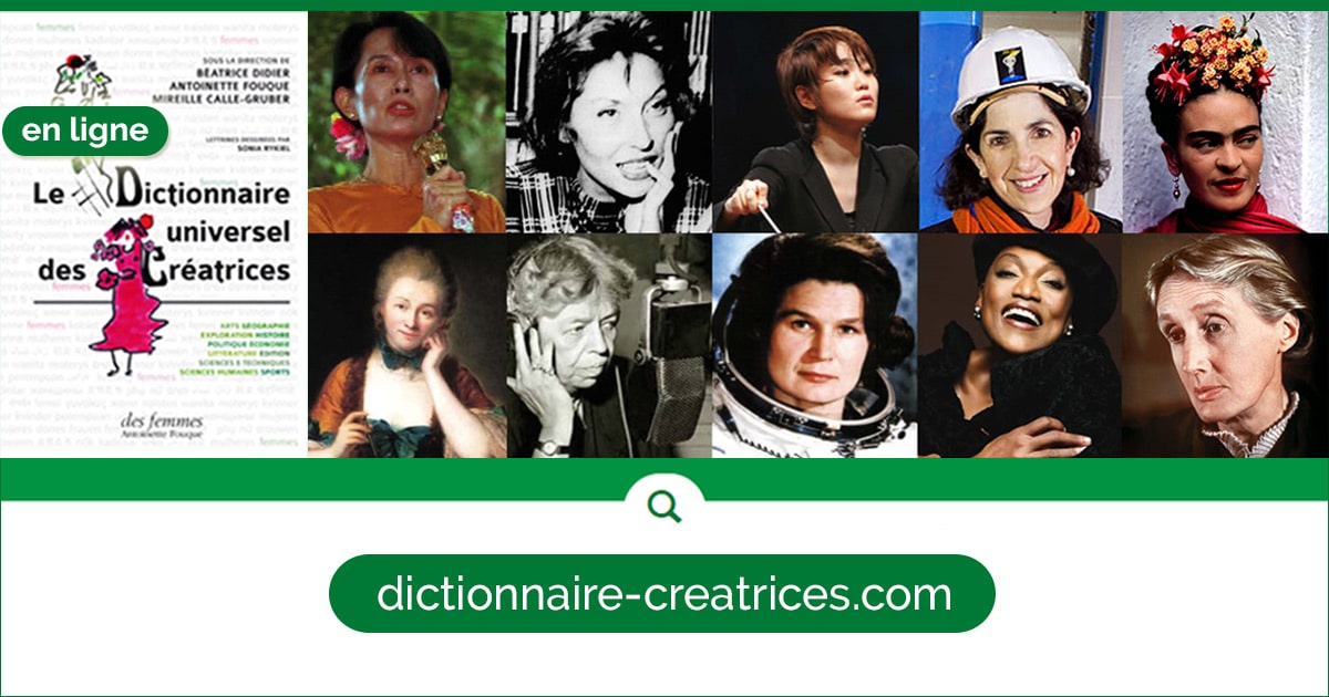 Creatrices Le Dictionnaire universel des créatrices - Des femmes