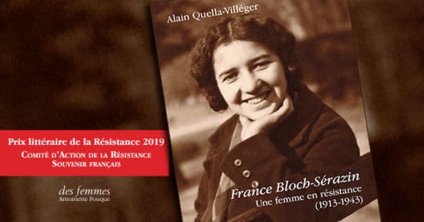 France Bloch-Sérazin prix de la Résistance