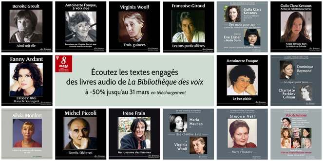 Écoutez des textes engagés pour les droits des femmes