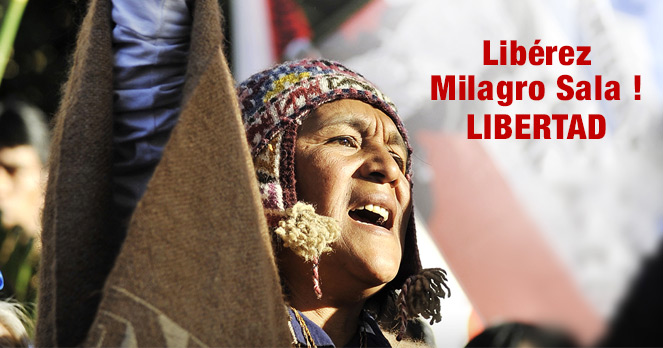 Milagro Sala, Prisonnière politique