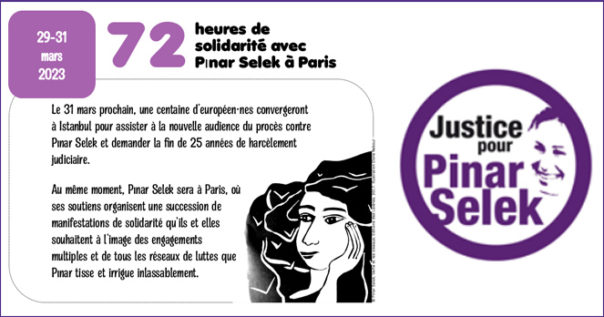 72 heures de solidarité avec Pinar Selek