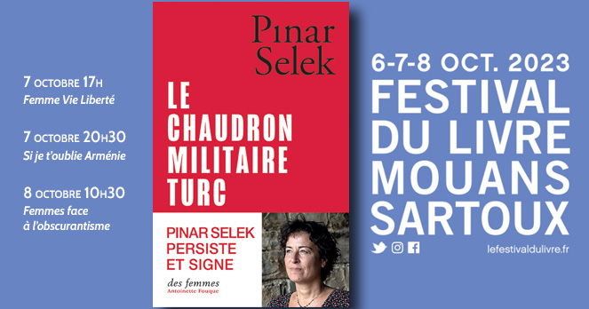 Pinar Selek au Festival du Livre de Mouans-Sartoux 2023