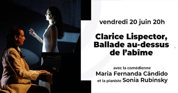 Clarice Lispector, spectacle musical avec Maria Fernanda Cândido