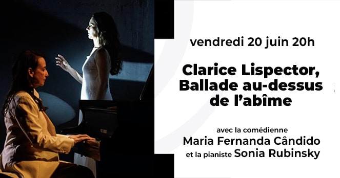 Clarice Lispector, spectacle musical avec Maria Fernanda Cândido