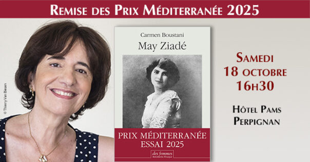 Remise des Prix Méditerranée à Carmen Boustani pour May Ziadé