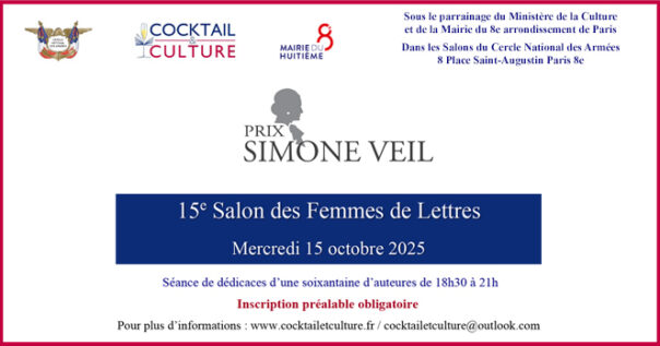 Salon des Femmes de Lettres et la remise du Prix Simone Veil 2025