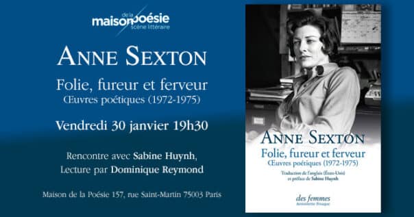 Anne Sexton à la Maison de la poésie