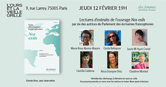 Rencontre avec des autrices du Parlement des Écrivaines Francophones