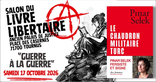 Pinar Selek au salon du Livre Libertaire